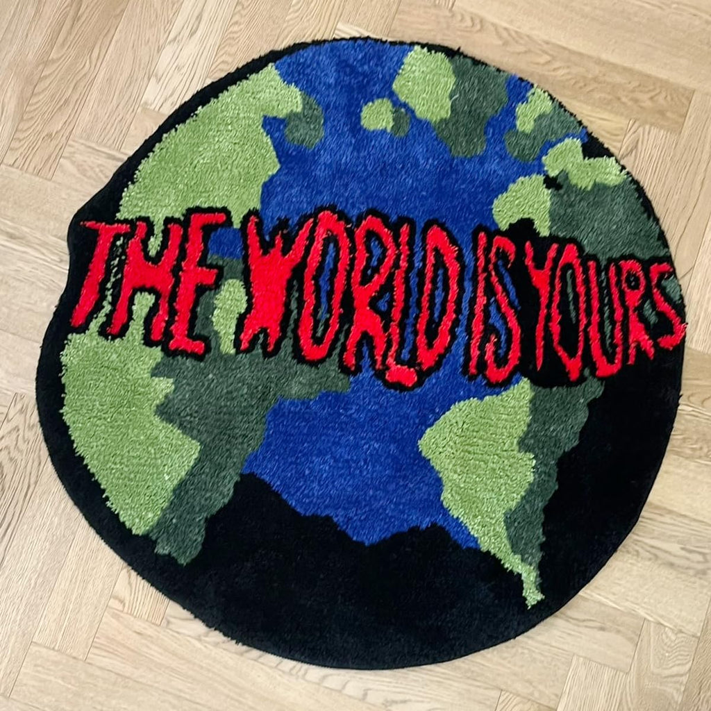 THE WORLD IS YOURS RUG