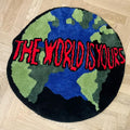 THE WORLD IS YOURS RUG