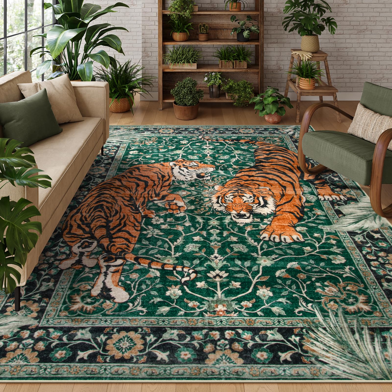 VINTAGE TIGER RUG