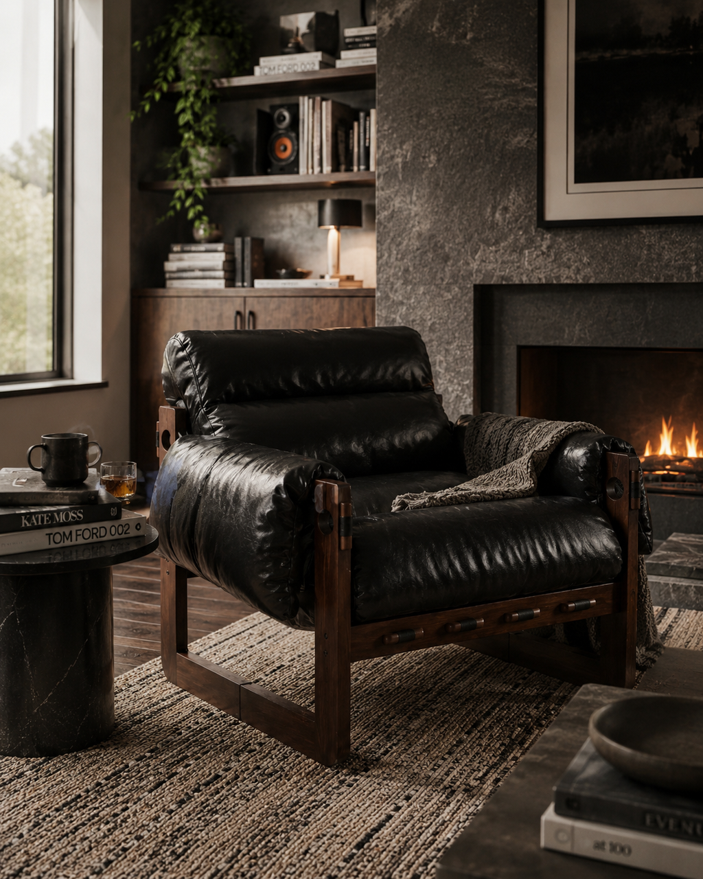 LEATHER LOUNGER