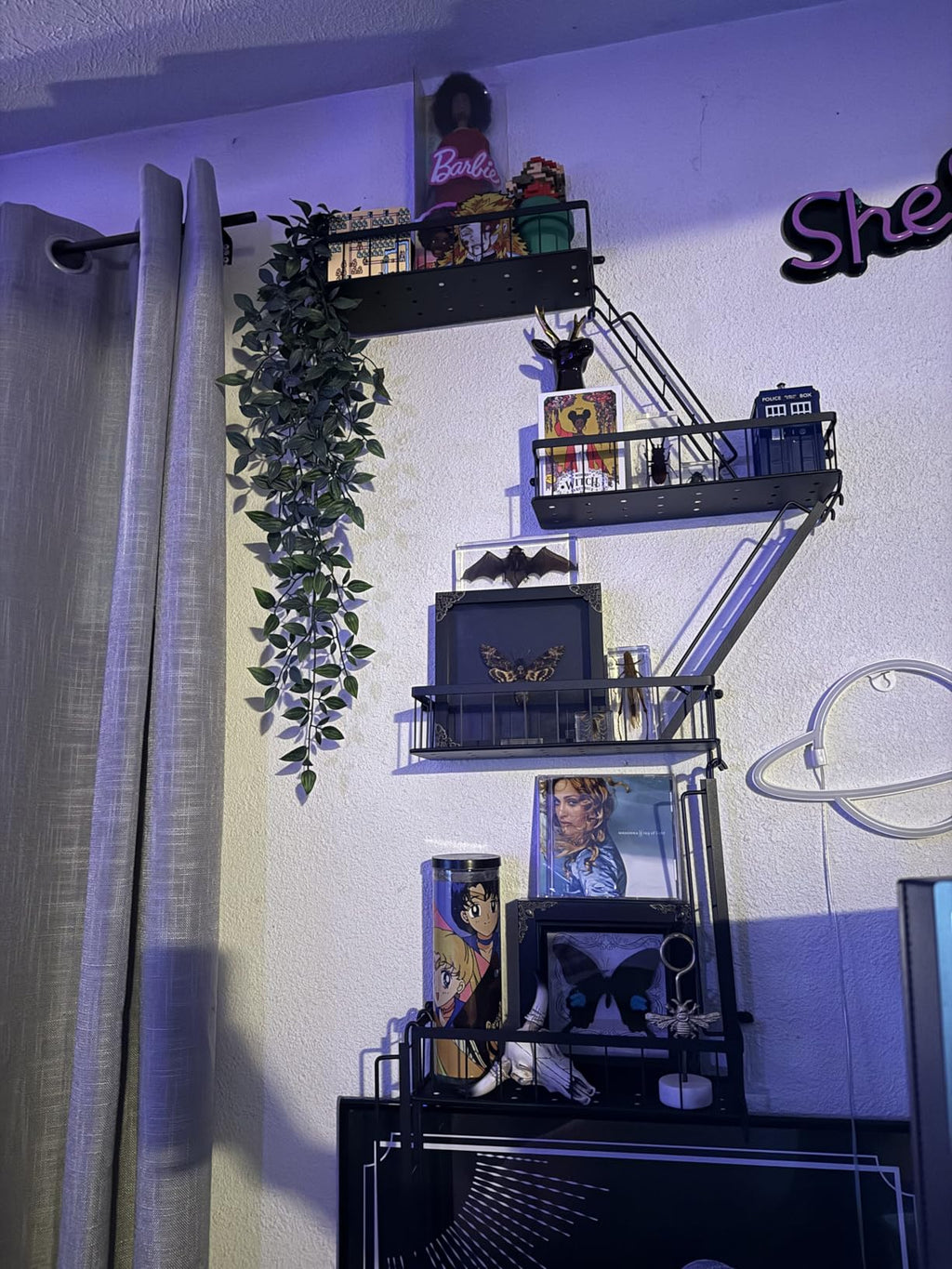 FIRE ESCAPE SHELVES